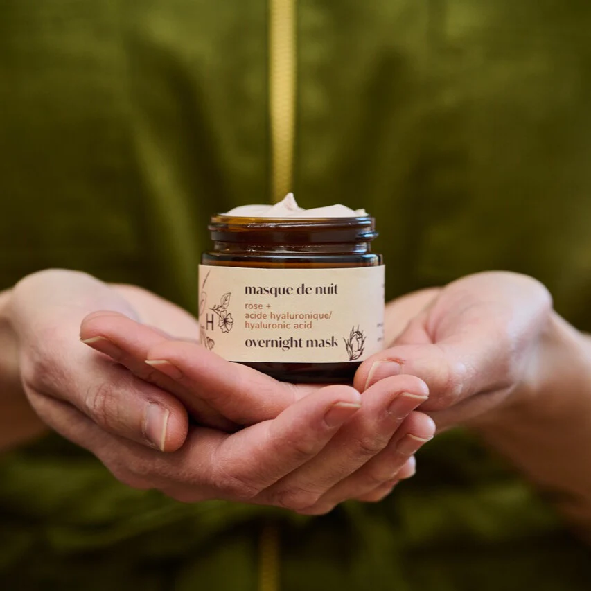Masque de nuit - rose et acide hyaluronique | Édition limitée - Image 4